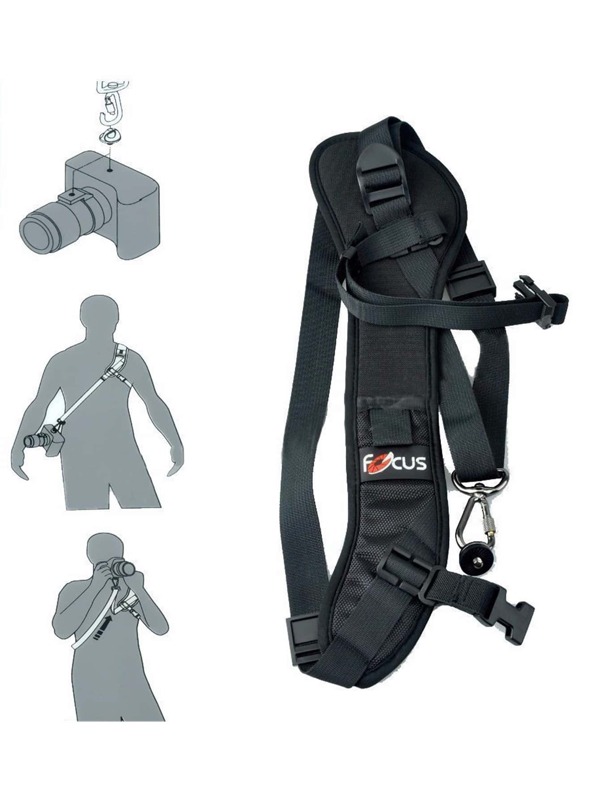1pc Letter Patched Acrylic Camera Shoulder Strap
