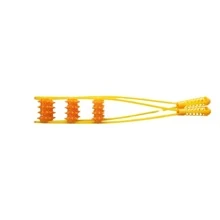 Back Massager Strap With Shoulder & Neck Roller, Plastic Roller - Orange - View 6