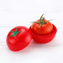 1 pieza Contenedores cocina vegetal almacenamiento cajas fruta con vegetal almacenamiento perfecto para tomate - Rojo - Ver 2