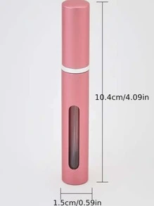 1 pezzo Bottiglia di profumo in alluminio da 5ml con contenitore interno in vetro, flacone spray portatile con nebulizzazione fine, colore casuale, torna a scuola