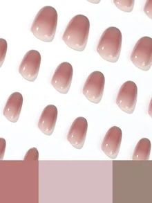 24 de francés dorado hilo manicura con 1 pieza de gelatina pegamento con 1 pieza de archivo - Multicolor - Ver 4