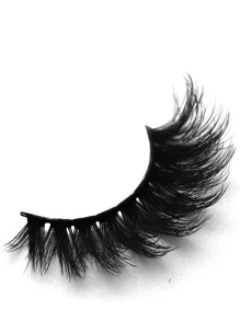 Volumized Full False Lashes, 2pairs 18mm Curly Tail Elongated Fluffy Natural False Eyelashes For Daily Makeup