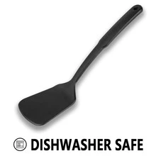 1 pieza nailon antiadherente resistente al calor Espátula de cocina para Sartén - Negro - Ver 6