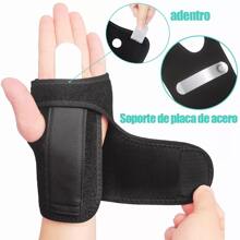 Muñequera Ortopedica Hombre Mujer Ferula Tunel Carpiano Gym - Negro - Ver 6