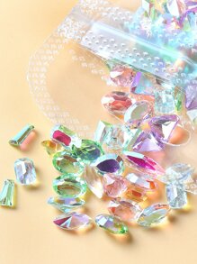 Upgrade Your Nail Style With A Bag Of Mix-Color, Mix-Shape Ultra A Resin Rhinestones Suitable For Women And Girls DIY Nail Charms Nail Gems Nail Supplies