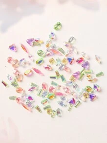 Upgrade Your Nail Style With A Bag Of Mix-Color, Mix-Shape Ultra A Resin Rhinestones Suitable For Women And Girls DIY Nail Charms Nail Gems Nail Supplies