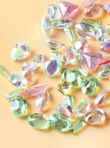 Upgrade Your Nail Style With A Bag Of Mix-Color, Mix-Shape Ultra A Resin Rhinestones Suitable For Women And Girls DIY Nail Charms Nail Gems Nail Supplies