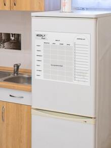 1pc Magnetic Whiteboard Weekly Plan Sticker - Multicolor - View 7