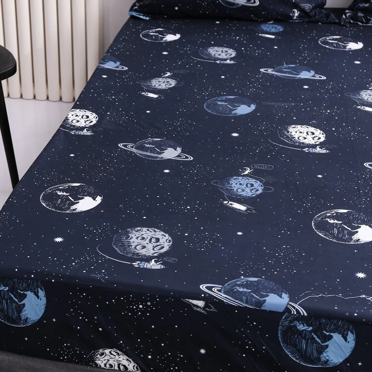 Conjuntos de Sábanas Galaxia - Azul Marino - Ver 5