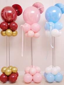 Balloon Stand Holder For Cup And Bowl Imitating Floating Balloon With Telescopic Pole For Party Decoration - Clear - View 1