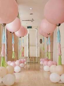 Balloon Stand Holder For Cup And Bowl Imitating Floating Balloon With Telescopic Pole For Party Decoration - Clear - View 2