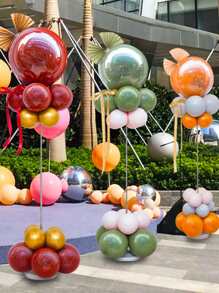 Balloon Stand Holder For Cup And Bowl Imitating Floating Balloon With Telescopic Pole For Party Decoration - Clear - View 8