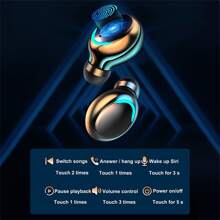 TWS Wireless Earphone Mic Wireless Headphone Stereo Noise Cancelling Sport Headset F9 TWS Wireless Earphones 5.3 9D Sound Wireless Earbuds Touch Digital Display TWS 5.3 Earphones Wireless Bass Stereo In-Ear Earbuds Handsfree Headset With Mic F9 Wireless Earphone 5.3 TWS LED Display 9D Bass Stereo Wireless Earbuds Handsfree Hifi Headset