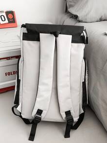 LECEY Sac À Dos Gris Grande Capacité Voyage Sport - Gris - Voir 3
