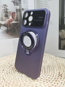 Đồ họa Chữ cái Ốp lưng & bao da điện thoại - Màu tím - Xem 3