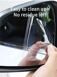 4pcs Car Rearview Mirror Anti-rain Film - Clear - View 3