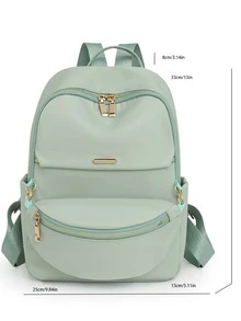 Fashion Women's Travel Backpack With Detachable Small Bag - Green - View 7
