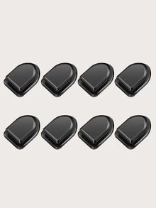 8pcs Car Adhesive Mini Hooks - Black - View 6