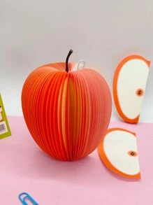 1pc 125 tờ Bảng ghi nhớ hình quả táo - Nhiều màu - Xem 4