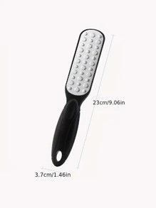 1pc Double-Sided Foot Dead Skin Removal Tool Foot Callus Grinder Exfoliating Tool - Black - View 3