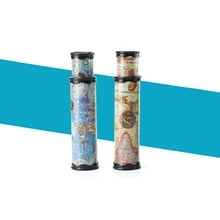 Multi-colored Rotatable Telescopic Kaleidoscope With Interchangeable Mirrors - Multicolor - View 3