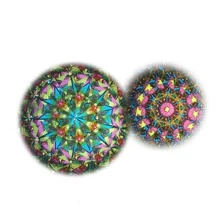 Multi-colored Rotatable Telescopic Kaleidoscope With Interchangeable Mirrors - Multicolor - View 4