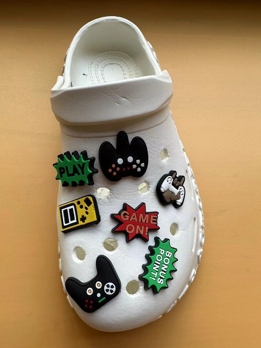 Gaming Console Series Shoe Charms Set For And Clogs - Multicolor - View 1