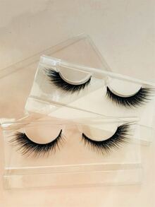 Pestañas Postizas Pestañas Ojos de Gato - Negro - Ver 9