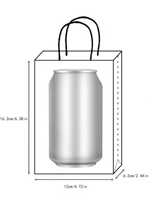 Multi-purpose Small Paper Bag - Elegant And Steady Gray Color - Grey - View 6