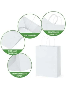 Multi-purpose Small Paper Bag - Elegant And Steady Gray Color - Grey - View 2