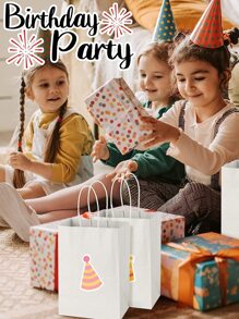 Multi-purpose Small Paper Bag - Elegant And Steady Gray Color - Grey - View 4