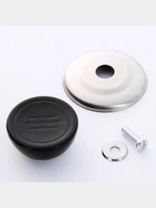 Stainless Steel Pot Lid Cap - Black - View 3