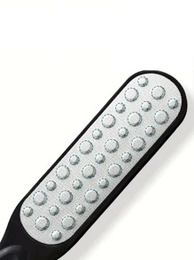 1pc Double-Sided Foot Dead Skin Removal Tool Foot Callus Grinder Exfoliating Tool - Black - View 5