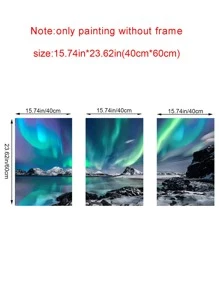 3pcs 15.7*23.6in/40cm*60cm Frameless Abstract Oil Painting Wall Art For Home Decor Canvas Painting,Poster Gifts Birthday Graduation