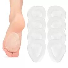 1pair Women's Reusable Metatarsal Pads For High Heels, Alleviate Foot Pain, One Size Fits All, Apricot Color