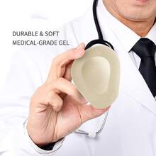 1pair Women's Reusable Metatarsal Pads For High Heels, Alleviate Foot Pain, One Size Fits All, Apricot Color