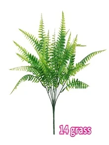 1入組人造草辦公花園裝飾用品,可用在14或者21莖 - 綠色 - 查看 9