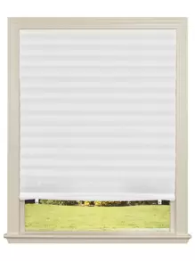 1pc Pleated Zebra Blinds Roller Adhesive Window Shades Foldable Blackout Curtain Non-Woven Blackout Curtain For Bedroom Bathroom Living Room Balcony