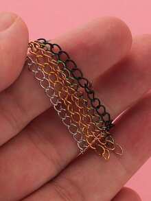 10pcs Stainless Steel Diy Jewelry Chain - Yellow Gold - View 2