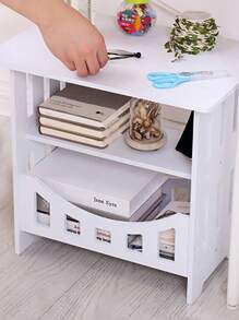 1pc Bedside Table/ Corner Tea Table For Living Room Sofa - White - View 10