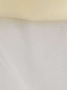 歐根紗緞嬰兒連衣裙,蓬鬆袖子和褶皺褶邊優雅甜美的連衣裙,適合戶外聚會和旅行 - 杏色 - 查看 10