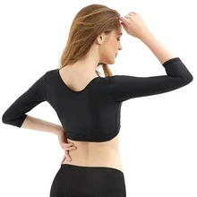 Women Shapewear Tops Vest For Arm Shaper Post Surgery - Black - View 2