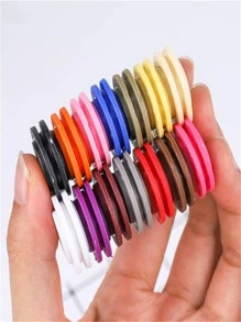 1 set cierres magnéticos para ropa - Blanco - Ver 4