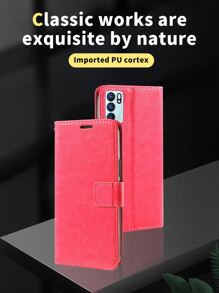 Vỏ điện thoại thiết kế ví - Hồng - Xem 6