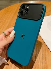 Vliegtuigpatroon Telefoon Hoesjes - Blauw - Bekijken 3
