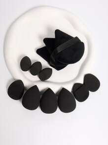 12件套多功能化妆海绵套装，包含3个三角形粉扑、3个迷你气垫粉扑、3个水滴形化妆海绵和3个迷你化妆海绵。适用于粉底液、粉饼和遮瑕膏。适合所有肤质。 化妆品、平价、房间装饰、梳妆台、旅行、卧室、化妆配件、粉扑、美妆蛋、粉扑、化妆海绵、平价、圣诞礼物、化妆品、化妆工具、便宜货、礼物、女士礼物、圣诞礼物、赠品、旅行、便宜货、旅行必备 - 彩色 - 查看 2