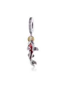 1 PC Sáng Tạo Cá Thiết Kế Bạc Tự Làm Mặt Dây Chuyền Cho Nữ Cho Tự Làm Trang Sức Làm - Ancient Silver - Xem 5