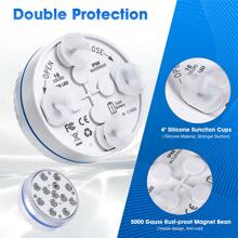 潜水 LED 灯，16 色变色泳池灯，电池供电泳池灯，适用于室内外派对庭院，户外花园照明，适用于小路、庭院、露台 - 彩色 - 查看 4