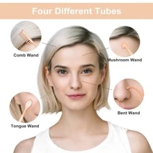 High Frequency Facial Machine - High Frequency Facial Wand, Device for Skin Care - Beige - View 3