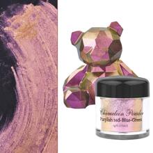 1瓶3G變色粉末狀帶色調粉色,紫色,紅色,藍色,和綠色 - 粉色 - 查看 1